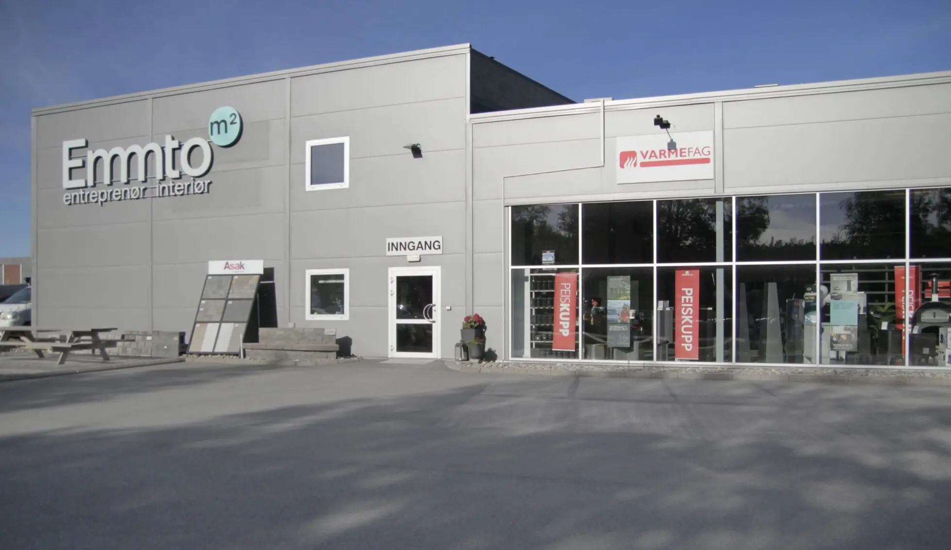 Bildet viser butikken til Emmto på Kongsvinger