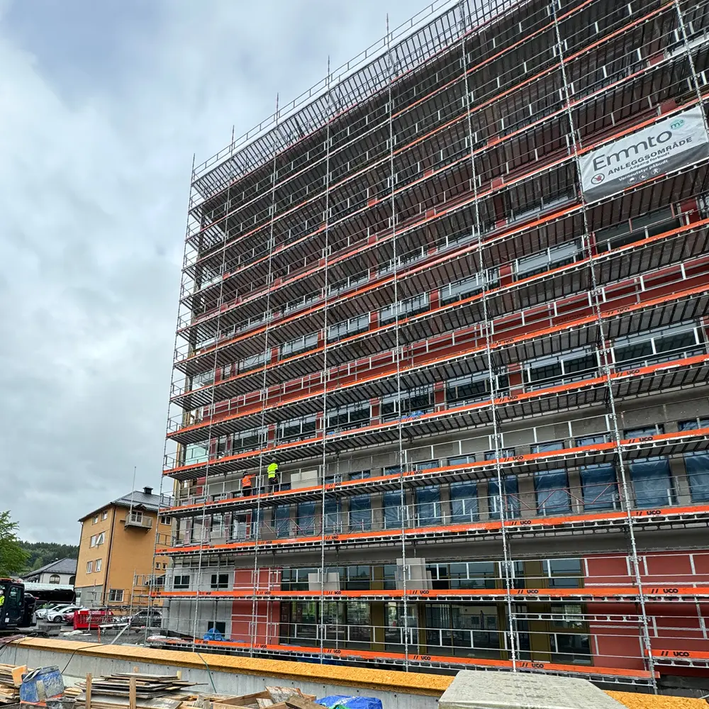 Bildet viser et referansebilde av et prosjekt hvor Emmto jobber